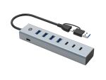 Conceptronic HUBBIES20G 7-Port USB 3.0 Hub, 5Gbps, USB-C...