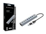 Conceptronic HUBBIES20G 7-Port USB 3.0 Hub, 5Gbps, USB-C x 3, USB-A x 4