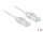 DELOCK Patchkabel RJ45 Cat6 U/UTP 1.00m weiß slim