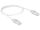 DELOCK Patchkabel RJ45 Cat6 U/UTP 1.00m weiß slim