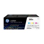 HP 305A 3er-Pack Cyan/Magenta/Gelb Original LaserJet Tonerkartuschen