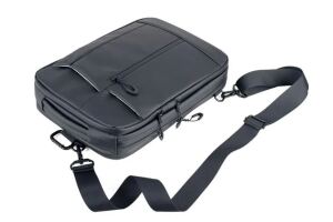 TROIKA BBL63/BK Handtasche/Umhängetasche Polyester, Polyurethan (PU), Plane Schwarz Mann Schultertasche