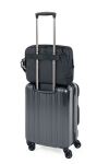 TROIKA BBL63/BK Handtasche/Umhängetasche Polyester, Polyurethan (PU), Plane Schwarz Mann Schultertasche