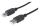 Manhattan Hi-Speed USB B Anschlusskabel, USB 2.0, Typ A Stecker - Typ B Stecker, 480 Mbps, 1,8 m, Schwarz