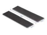 DELOCK Strapazier Klettband Haft u. Flauschband 25mx50mm SW