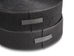 DELOCK Strapazier Klettband Haft u. Flauschband 25mx50mm SW