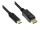 Alcasa GC-M0105 Videokabel-Adapter 1 m USB Typ-C DisplayPort Schwarz