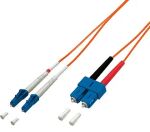 Equip LC/SC Fiber Optic Adapter Cable- OM1, 2.0m ,...