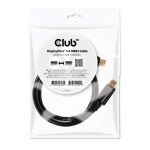 CLUB3D DisplayPort 1.4 HBR3 Kabel Stecker/Stecker 1Meter 8K60Hz