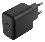 2GO 797386 Ladegerät für Mobilgeräte Smartphone Schwarz AC Schnellladung Drinnen