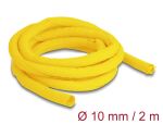 DeLOCK Gewebeschlauch selbstschließend hitzebeständig 2 m x 10 mm gelb