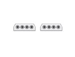 DELOCK Adapter 4Pin Molex -> 4Pin Molex Bu/Bu