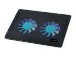 Conceptronic CNBCOOLPAD2F Laptop-Kühlpad mit 2 Lüftern