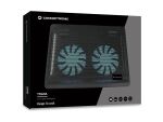 Conceptronic CNBCOOLPAD2F Laptop-Kühlpad mit 2 Lüftern