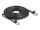 DELOCK Patchkabel gewinkelt RJ45 S/FTP Cat6 10m Schwarz