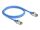 DELOCK RJ45 Netzwerkkabel Cat.8.1 F/FTP Slim 1m blau