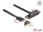 DELOCK M.2 Key A+E > PCIe x4 NVMe Adapter gew. 20cm Kabel