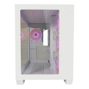 LC-Power Gaming 807W Midi Tower Weiß