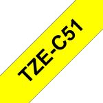 Brother TZE-C51 Etiketten erstellendes Band Schwarz auf...