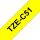 Brother TZE-C51 Etiketten erstellendes Band Schwarz auf fluoreszierendem Gelb