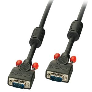 Lindy 36371 VGA-Kabel 0,5 m VGA (D-Sub) Schwarz