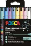 POSCA Marker UNI PC-1MR 8er Set Soft Col