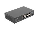 Lanberg RSFE-8P-2GE-120 Netzwerk-Switch Unmanaged Gigabit Ethernet (10/100/1000) Power over Ethernet (PoE) 1U Schwarz