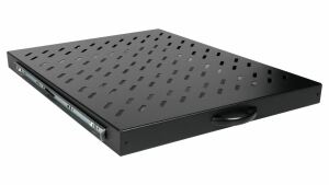 Equip Ausziehbarer Fachboden 19, 1HE, 800mm, Schwarz