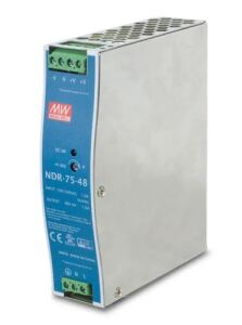 PLANET PWR-75-48 Netzteil 75 W Blau, Grau