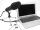 DeLOCK Externe USB Soundkarte mit USB-A Stecker auf 2 x 3,5 mm Klinkenbuchse Plug & Play Audio Adapter