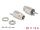 DELOCK Steckverbinder DC 5,5 x 2,1 mm Buzum Einbau Lötv. run