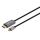 Manhattan 354844 Videokabel-Adapter 2 m USB Typ-C DisplayPort Schwarz, Silber