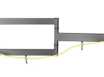 Equip 650341 Artikulierende TV-Wandmontagehalterung, 32 bis 55 Zoll