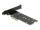 DELOCK PCI Express Card 4x < intern MVme M.2 Key M mit RGB
