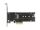 DELOCK PCI Express Card 4x < intern MVme M.2 Key M mit RGB