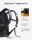Inateck BP01009 Rucksack Reiserucksack Schwarz Polyester