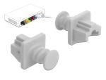 DELOCK Staubschutz für RJ45 Buchse 10 Stück weiß