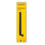 DeLOCK 5G LTE Antenne SMA Stecker -3,3 - 1,3 dBi omnidirektional mit Kippgelenk schwarz