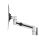 Durable 509023 Flachbildschirm-Tischhalterung 96,5 cm (38") Wand Silber
