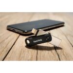 SanDisk 00183588 USB-Stick 128 GB USB Type-A / Lightning 3.2 Gen 1 (3.1 Gen 1) Schwarz, Silber