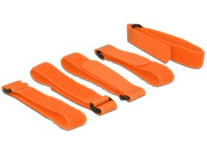 DeLOCK 18707 Klettverschluss Orange 5 Stück(e)
