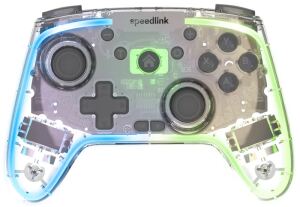 SPEEDLINK RAIT NX Transparent Bluetooth/RF/USB Gamepad Analog / Digital PC, Android, Nintendo Switch Lite, Nintendo Switch OLED, Playstation 3