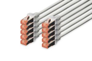 Digitus CAT 6 S/FTP Patchkabel, 10 Stück