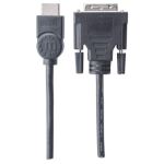 Manhattan HDMI auf DVI-Kabel, HDMI-Stecker auf DVI-D 24+1 Stecker, Dual Link, 1,8 m, schwarz