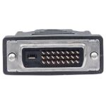 Manhattan HDMI auf DVI-Kabel, HDMI-Stecker auf DVI-D 24+1 Stecker, Dual Link, 1,8 m, schwarz