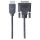 Manhattan HDMI auf DVI-Kabel, HDMI-Stecker auf DVI-D 24+1 Stecker, Dual Link, 1,8 m, schwarz