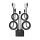 Lindy 42347 Tastatur/Video/Maus (KVM)-Switch Schwarz