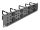 DELOCK 19" Kabelmanagement Rangierpanel 10 Bügel 2HE grau