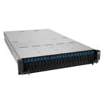 ASUS RS521A-E12-RS24U Socket SP5 Rack (2U) Schwarz, Silber