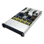 ASUS RS521A-E12-RS24U Socket SP5 Rack (2U) Schwarz, Silber